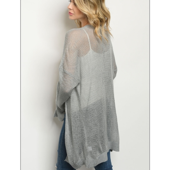 ⭐BRAND NEW⭐GRAY CARDIGAN.. SALE 💰⭐💰 - Picture 2 of 9